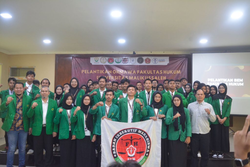 Bem FH Unimal 2024 Dilantik, Bersinergi Dorong Fakultas Yang Unggul