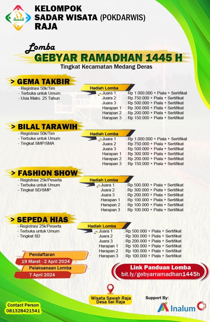 Pokkdarwis Desa Sei Raja Gelar Gebyar Ramadhan