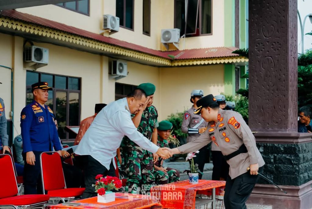 Polres dan Pemkab Batu Bara Gelar Apel Pasukan Operasi Ketupat Toba Jelang Idul Fitri