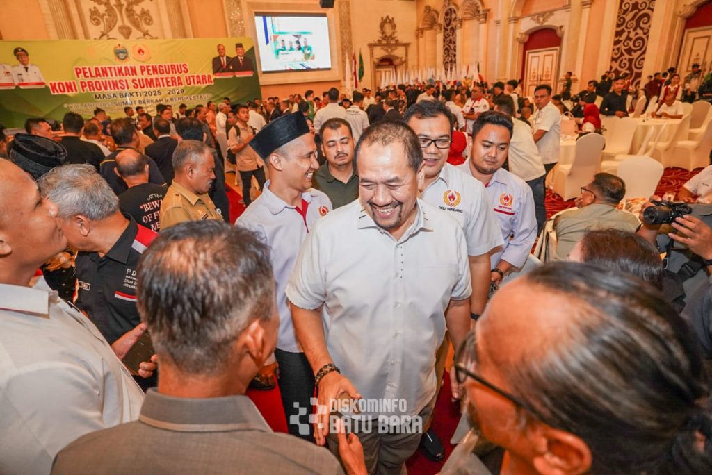 Bupati Batu Bara Hadir di Pelantikan KONI Sumut: Sinergi untuk Olahraga Berprestasi