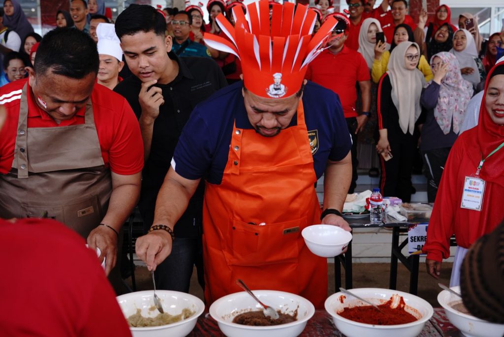 Aksi Seru Bupati dan Wabup Batu Bara di Panggung HUT RI ke-80