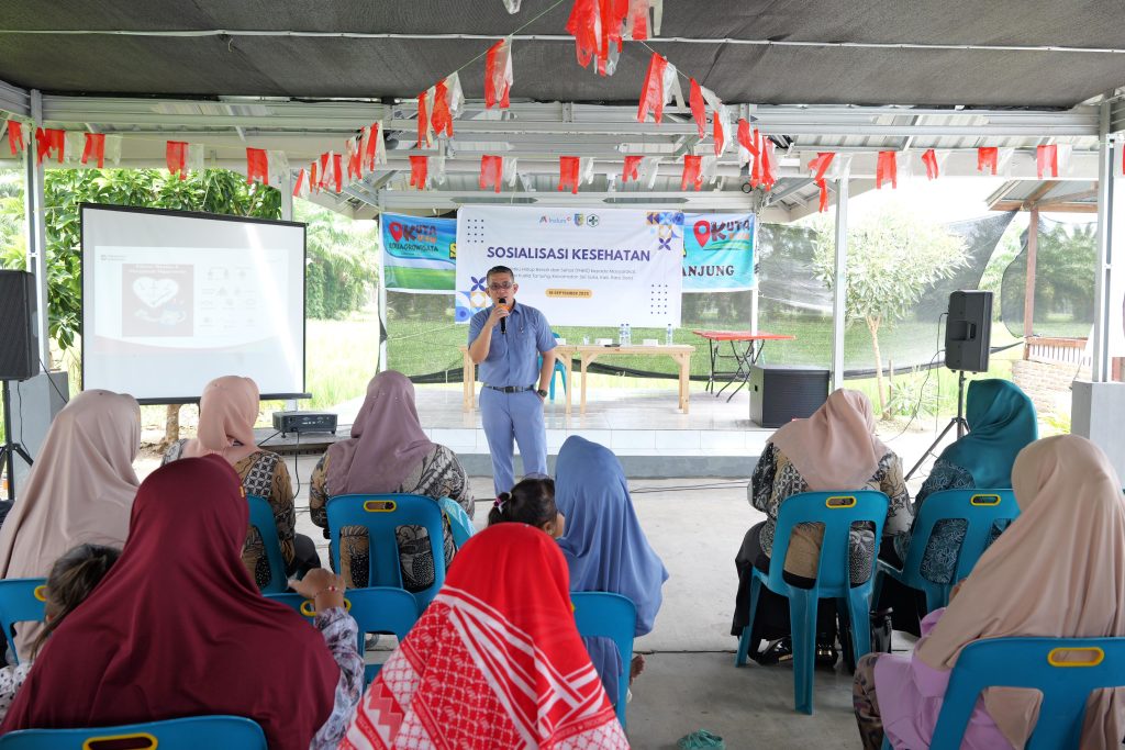 INALUM dan Puskesmas Sei Suka Lakukan Sosialisasi Perilaku Hidup Bersih dan Sehat (PHBS) kepada Warga Desa Kuala Tanjung