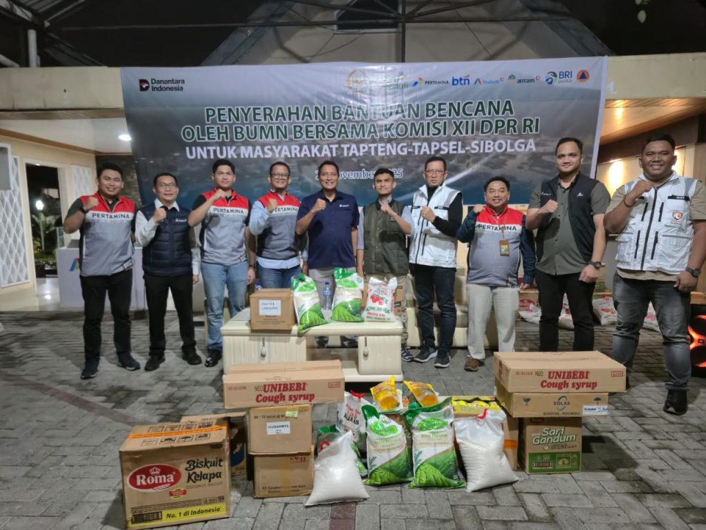 INALUM Bersama Komisi XII DPR RI dan BUMN Salurkan Bantuan untuk Korban Banjir Bandang dan Tanah Longsor di Sumatera Utara